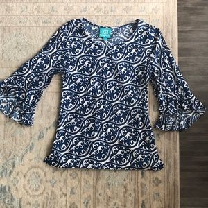 Escapada 3/4 Trumpet Sleeve Blouse S